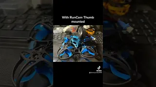 RunCam Thumb mounted on Meteor75 inverted build