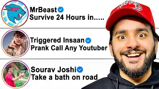 Big YOUTUBER’s Gave me DARE !! *@MrBeast Challenged me*