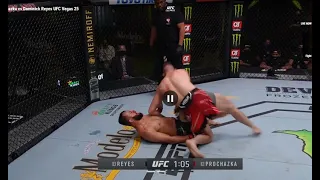 Dominck Reyes up kick flash ko of Jiri prochazka