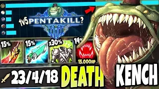 Meet DEATH KENCH 🔥 Most Broken 1v5 PENTAKILL 🔥 LoL Best Top Lane Tahm Kench Build Season 10 Gameplay