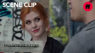 Shadowhunters | Season 1, Episode 5: Clary & Alec Meet with Simon | Freeform