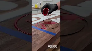 Pouring Epoxy Logo