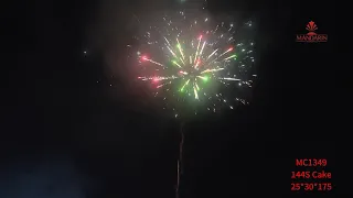 Liuyang  pyrotechnics 144 shots cake fireworks 2024