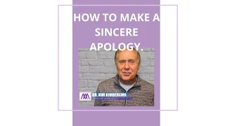 How To Make A Sincere Apology