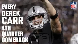 Every Derek Carr 4th Quarter Comeback! | NFL