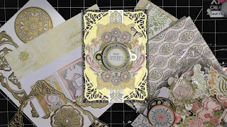 Anna Griffin "Salon Nouveau" Paper Crafting Collection Bundle Review Tutorial! Just Gorgeous!