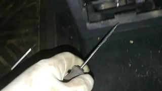 Volkswagen Touran handbrake cable removal