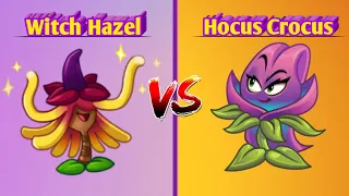 Witch Hazel vs Hocus Crocus - Which Plant Is Best? - PvZ 2 Plant Vs Plant #pvz2
