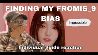 REACTING TO FROMIS 9 | INDIVIDUAL GUIDES