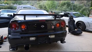 NEW R34 GTR Z-TUNE SEATS INSTALLED & MORE!