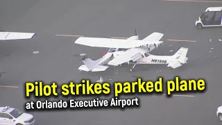 Plane on plane accident at Orlando Executive Airport | Real ATC Audio