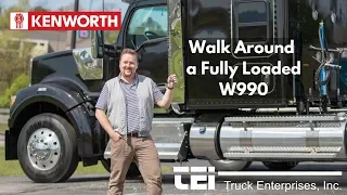 Walk Around a Fully Loaded Kenworth W990 from Truck Enterprises Roanoke