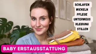 Baby ERSTAUSSTATTUNG 🍼👶🏽      Was wir WIRKLICH gebraucht haben mit einem Neugeboreren Baby