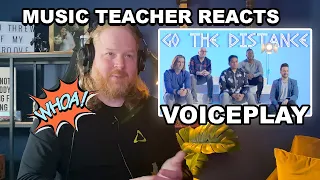 Music Teacher Reacts: VOICEPLAY - Go The Distance