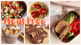 Gesunde MEAL PREP REZEPTE für die UNI (Schule/Arbeit) ⫸Gesundes Mittagessen, Frühstück, Snacks VEGAN