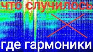 Резонанс Шумана обзор графика. где гармоники? частота Шумана не активна.frequency Schumann resonance