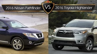 2016 Toyota Highlander vs. Nissan Pathfinder: By the Numbers