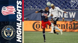 New England Revolution vs. Philadelphia Union | October 19, 2020 | MLS Highlights