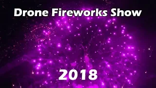 Seaside Florida July 4th Fireworks Show 2018 - Aerial Drone Footage