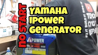 I power Yamaha suitcase generator, no start let's fix it!