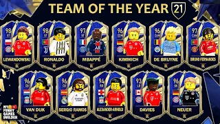 TOTY 21 in Lego • Team Of The Year - FIFA 21 Ultimate Team in Lego Football Film