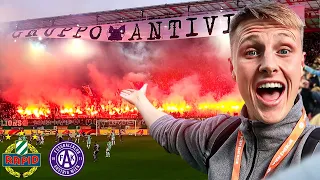 CRAZY Ultras Experience At The VIENNA DERBY! - Rapid Wien vs Austria Wien