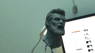 In the process of sculpting LOGAN