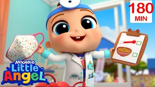 It's Time For A Doctor Checkup + More |  Little Angel Color Songs & Nursery Rhymes | Learn Colors