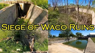 Siege of Waco Compound Ruins: Then and Now