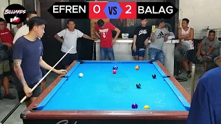 FULL FIGHT MAHUSAY ANG NAKALABAN NI CHAMP EFREN "BATA" REYES  +1 WIN VS. BALAG  RACE 18