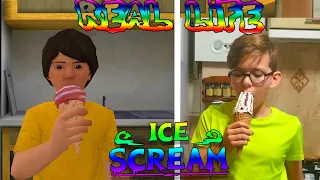 Мороженщик Секретная концовка в реальной жизни ICE SCREAM Secret ending in Real Life