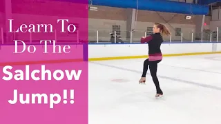 How To Do A Salchow Jump in Figure Skates!