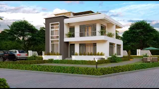 AFFORDABLE  Flat Roof Design/4 Bedroom Maisonette /Ultimate Beauty/Town House