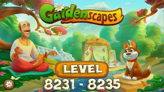 GardenScapes level 8231 - 8235 🌱 Playrix HD 👋😘✌️