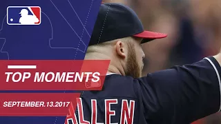 Tribe wins 21st straight, plus nine more moments around the Majors: 9/13/17