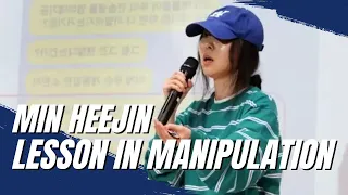 10 MANIPULATION TACTICS MIN HEEJIN USED IN HER PRESS CONFERENCE