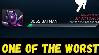 1.8 BILLION against one of the WORST BOSSES OF INJUSTICE 2 MOBILE
