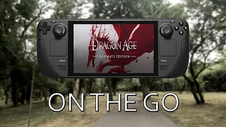 Dragon Age Origins on the go - Steam deck gameplay indoor and outdoor