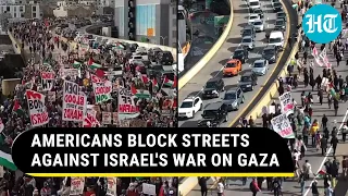 America Erupts Against Israel, Streets Blocked; Protesters Slam Biden For Aiding 'Genocide' In Gaza