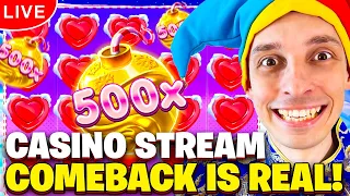 COMEBACK IS REAL! Slots Live - Casino Stream: Biggest Wins with mrBigSpin