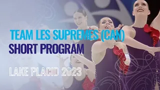 Team Les Supremes (CAN) | Short Program | Lake Placid 2023 | #WorldSynchro