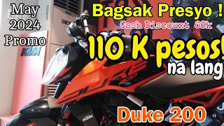 Bagsak Presyo New KTM Duke 200 - 110k  Cash Pay or Credit Card , plus Specs at Features