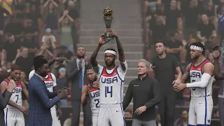 NBA 2K24 - Team USA vs France - 2023 FIBA World Cup Championship Game