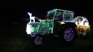 Christmass Tractor Parade in Serskamp (first edition) 2023