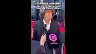 Stephen Rea 😍 red carpet chats IFTAs2024