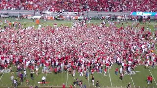 NC STATE VS CLEMSON final play in 2nd Overtime and crowd celebration 10/25/2021