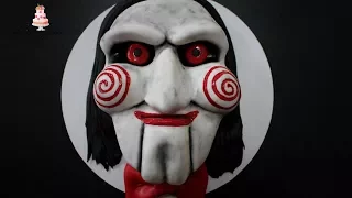 Billy The Puppet Cake Saw Movie Halloween Tutorial!