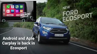 Ford Ecosport: Android Auto and Apple Carplay reintroduced in our favorite EcoSport
