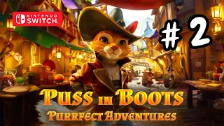 Puss in Boots: Purrfect Adventures Nintendo Switch Gameplay