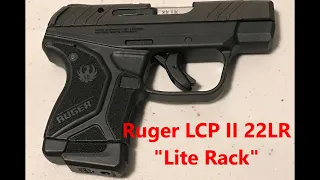 Ruger LCP ii 22lr Lite Rack Unboxing and Review